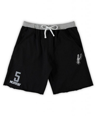 Men's Dejounte Murray Black San Antonio Spurs Big and Tall French Terry Name and Number Shorts $29.49 Shorts