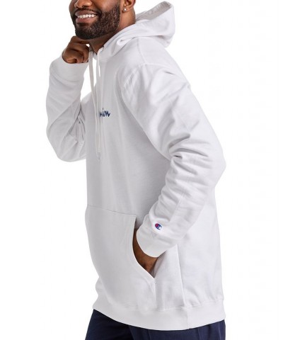 Men's Big & Tall Powerblend Logo Graphic Fleece Hoodie White $25.11 Sweatshirt