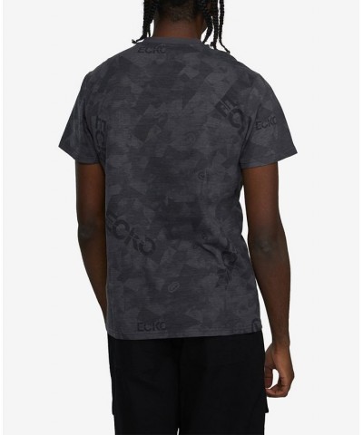 Men's Short Sleeve Toot Your Horn V-Neck T-shirt Gray $24.48 T-Shirts