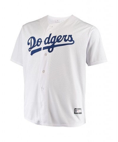 Men's Mookie Betts White Los Angeles Dodgers Big and Tall Replica Player Jersey $41.60 Jersey