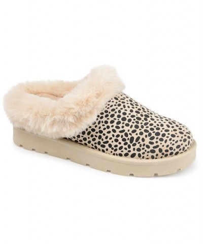 Women's Faux Fur Trim Whisp Slipper Multi $34.40 Shoes