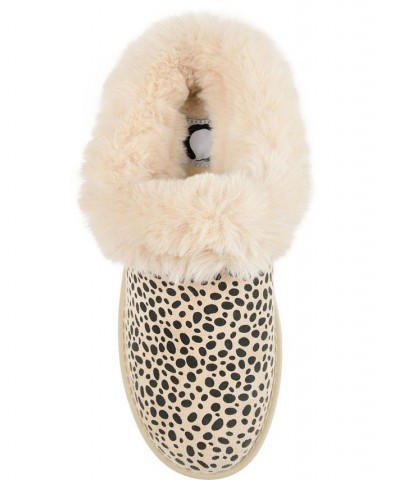 Women's Faux Fur Trim Whisp Slipper Multi $34.40 Shoes