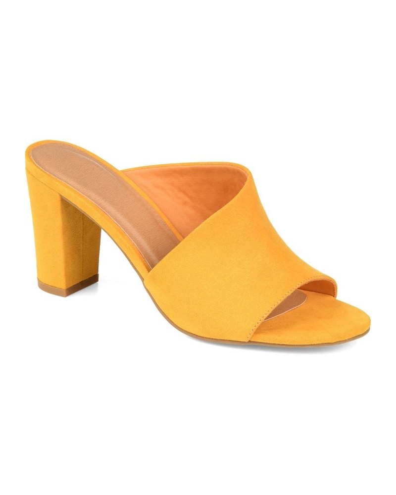 Women's Allea Sandal Yellow $36.00 Shoes