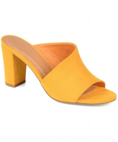 Women's Allea Sandal Yellow $36.00 Shoes