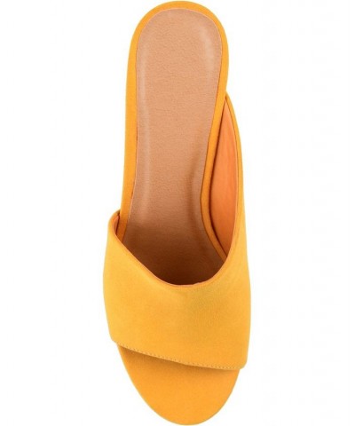 Women's Allea Sandal Yellow $36.00 Shoes