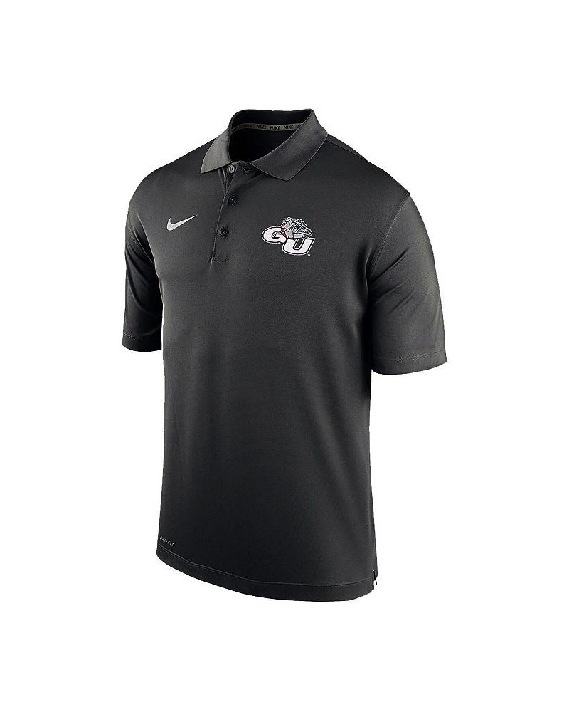 Men's Anthracite Gonzaga Bulldogs Varsity Performance Polo Shirt $28.60 Polo Shirts