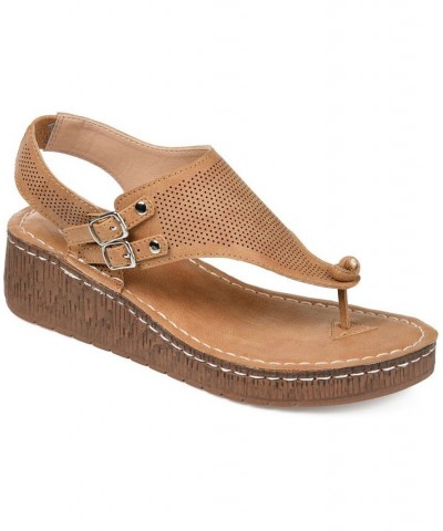 Women's Mckell Sandals Tan/Beige $46.00 Shoes