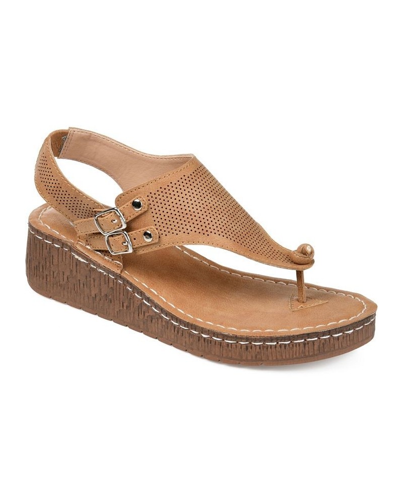 Women's Mckell Sandals Tan/Beige $46.00 Shoes