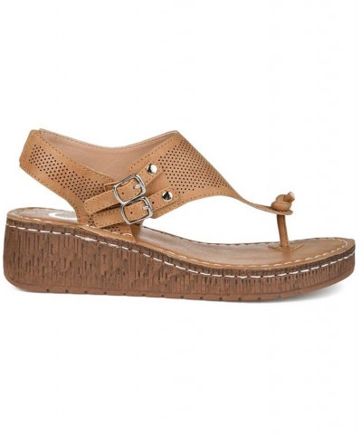 Women's Mckell Sandals Tan/Beige $46.00 Shoes