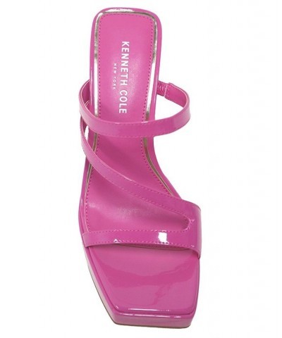 Women's Tala Asymmetrical Platform Sandals Fuschia $50.04 Shoes