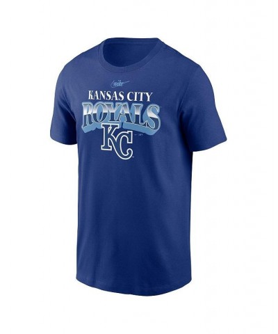 Men's Royal Kansas City Royals Cooperstown Collection Rewind Arch T-shirt $20.25 T-Shirts