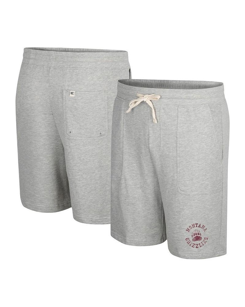 Men's Heather Gray Montana Grizzlies Love To Hear This Terry Shorts $27.99 Shorts