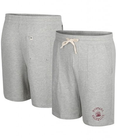 Men's Heather Gray Montana Grizzlies Love To Hear This Terry Shorts $27.99 Shorts