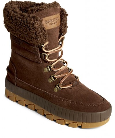 Women's Torrent Lace-Up Winter Boot Brown $73.80 Shoes