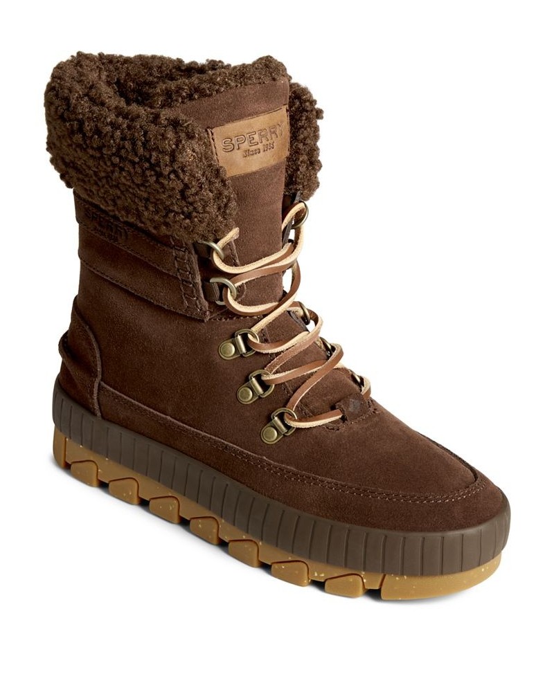 Women's Torrent Lace-Up Winter Boot Brown $73.80 Shoes