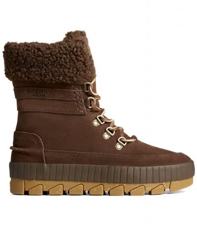 Women's Torrent Lace-Up Winter Boot Brown $73.80 Shoes