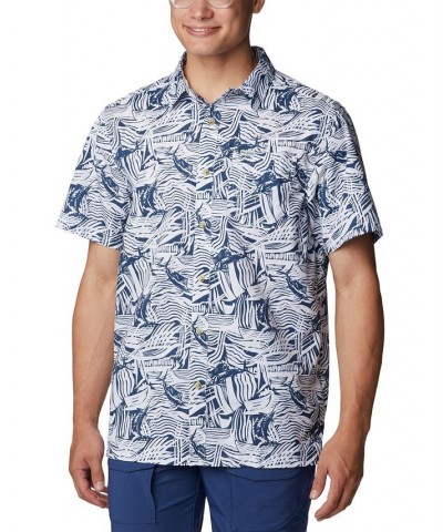 Men's Super Slack Tide Camp Shirt Blue $35.00 Shirts