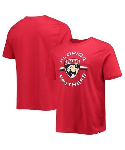 Men's '47 Red Florida Panthers Assist Super Rival T-shirt $18.13 T-Shirts