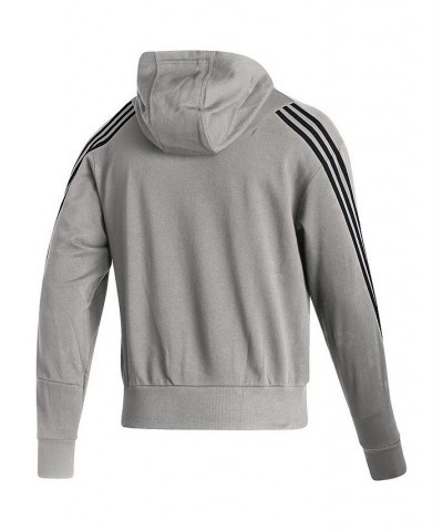 Men's Heathered Gray Buffalo Sabres Fashion Full-Zip Hoodie $29.57 Sweatshirt