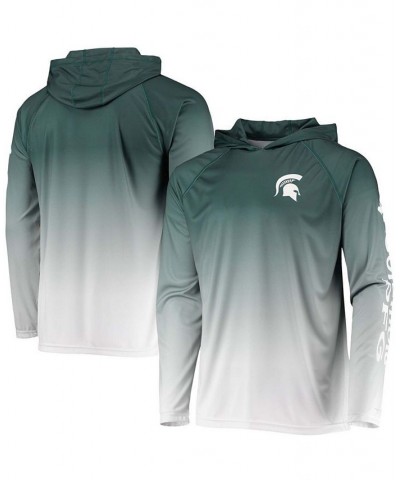 Men's Green Michigan State Spartans Terminal Tackle Omni-Shade UPF 50 Long Sleeve Hooded T-shirt $32.90 T-Shirts