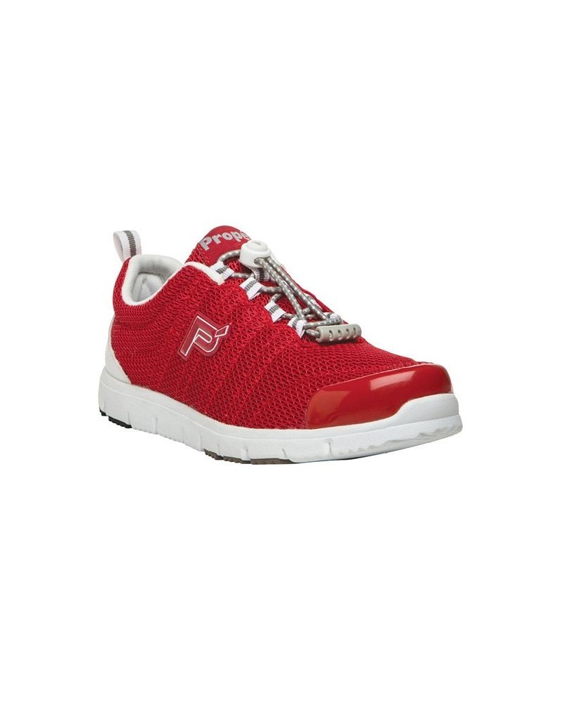 Women's Travel Walker Ii Sneaker Red $40.50 Shoes