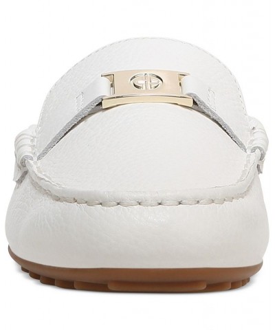 Dejaa Memory Foam Mule Loafer Flats White $42.79 Shoes