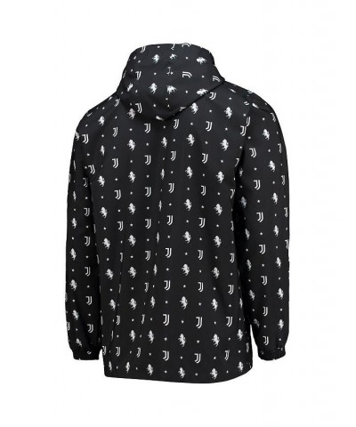 Men's Black Juventus AEROREADY Full-Zip Hoodie Windbreaker Jacket $45.00 Jackets