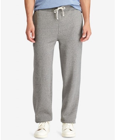 Men's Big & Tall Cotton-Blend-Fleece Pants Gray $66.15 Pants