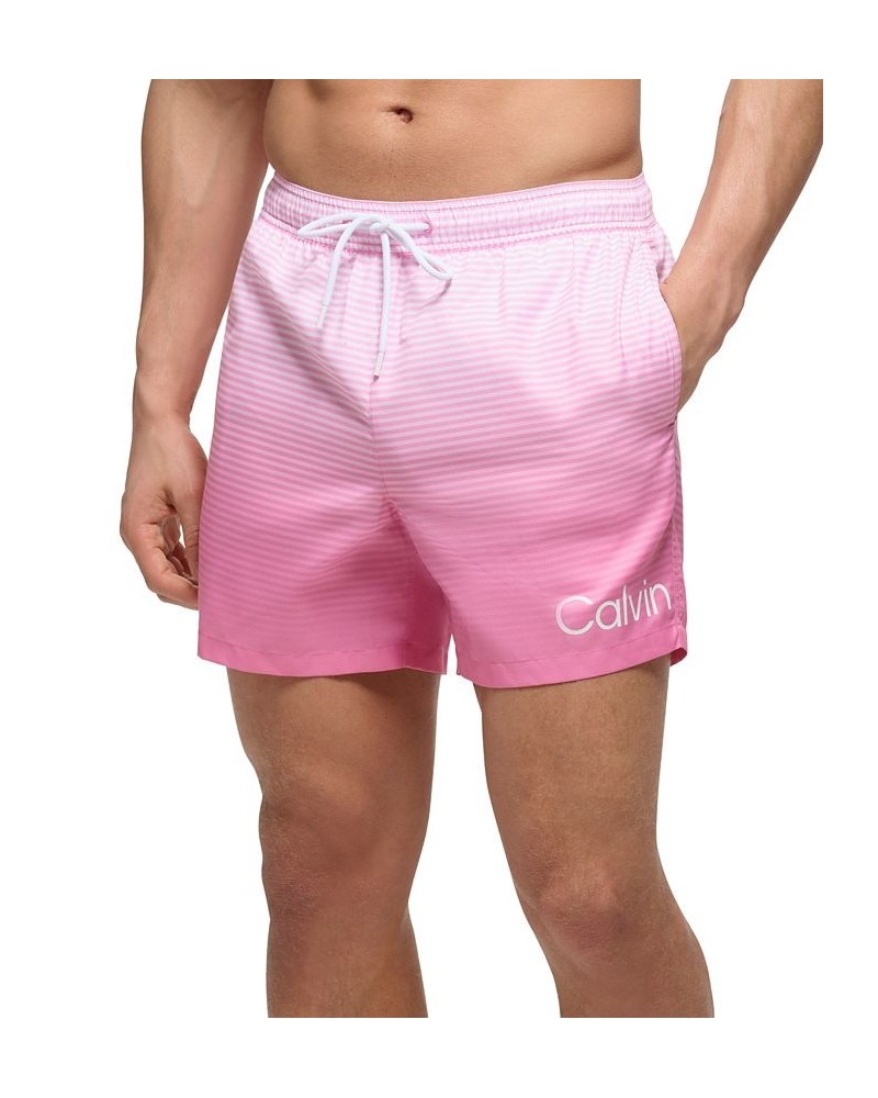 Men's 5" OmbrÉ Gradient Stripe Swim Trunks PD06 $18.12 Swimsuits