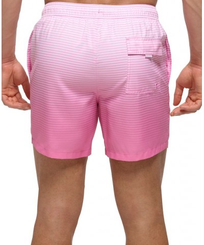 Men's 5" OmbrÉ Gradient Stripe Swim Trunks PD06 $18.12 Swimsuits