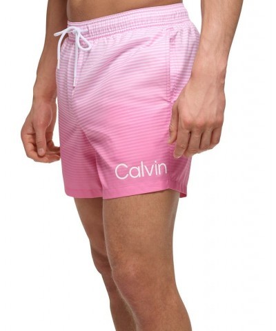 Men's 5" OmbrÉ Gradient Stripe Swim Trunks PD06 $18.12 Swimsuits