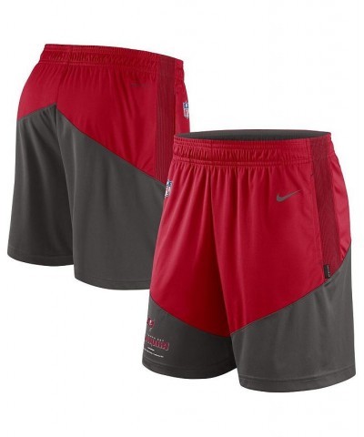 Men's Red, Pewter Tampa Bay Buccaneers Primary Lockup Performance Shorts $31.89 Shorts