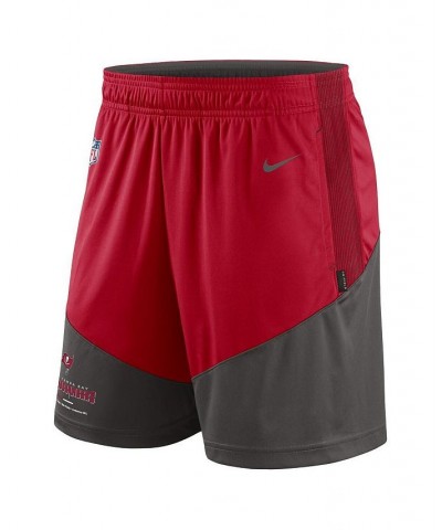 Men's Red, Pewter Tampa Bay Buccaneers Primary Lockup Performance Shorts $31.89 Shorts