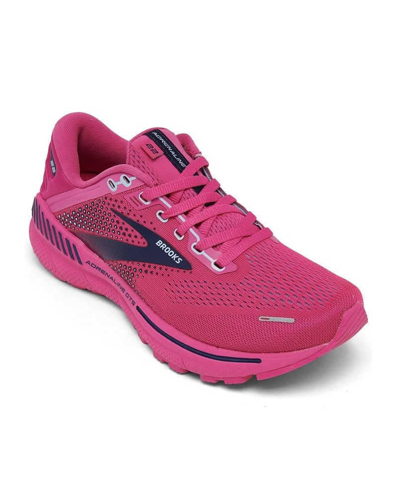 Women's Adrenaline GTS 22 Running Sneakers Pink $58.50 Shoes