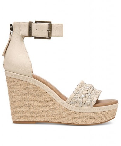 Women's Sabeen Ankle-Strap Espadrille Wedge Sandals PD01 $40.33 Shoes