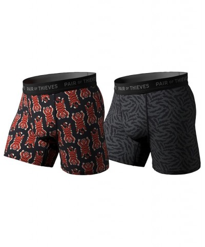 Men's RFE SuperFit 5" Boxer Briefs - 2pk. Black $17.50 Underwear