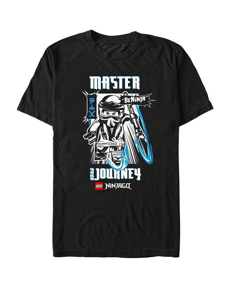 Men's Lego Ninjago Master Your Journey Short Sleeve T-shirt Black $17.84 T-Shirts