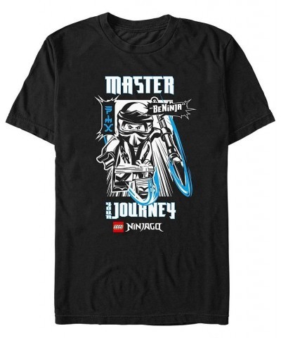 Men's Lego Ninjago Master Your Journey Short Sleeve T-shirt Black $17.84 T-Shirts