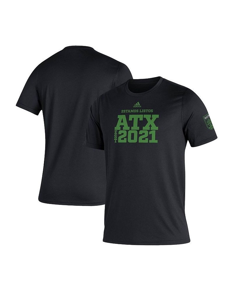 Men's Black Austin FC Kickoff T-shirt $20.70 T-Shirts