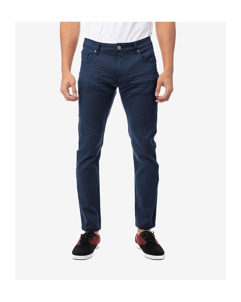 Men's Stretch 5 Pocket Skinny Jeans Blue $40.48 Jeans