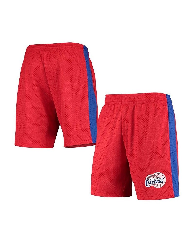 Men's Red LA Clippers Hardwood Classics Swingman Shorts $45.89 Shorts