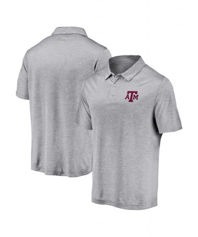 Men's Branded Gray Texas A&M Aggies Primary Logo Polo Shirt $29.99 Polo Shirts