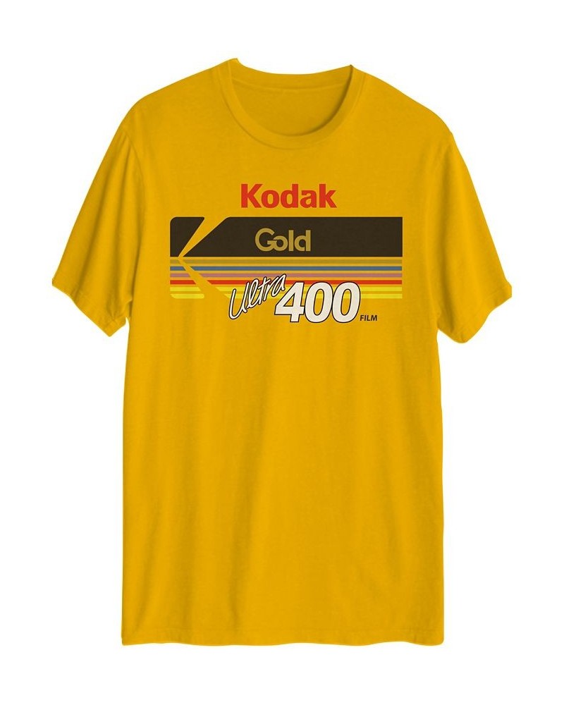 Kodak Gold Ultra 400 Men's Graphic T-Shirt Yellow $12.00 T-Shirts