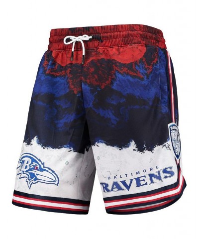 Men's Navy, Red Baltimore Ravens Americana Shorts $40.70 Shorts