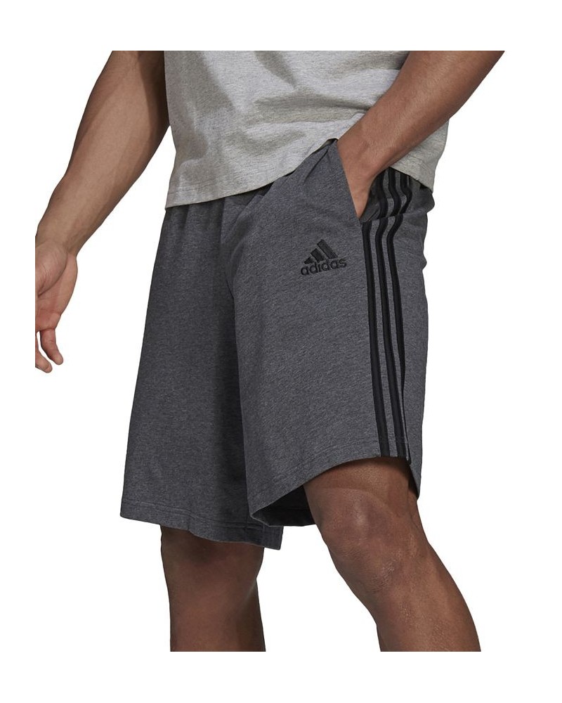 Men's Essentials 3-Stripes Regular-Fit Drawstring Shorts PD05 $16.58 Shorts