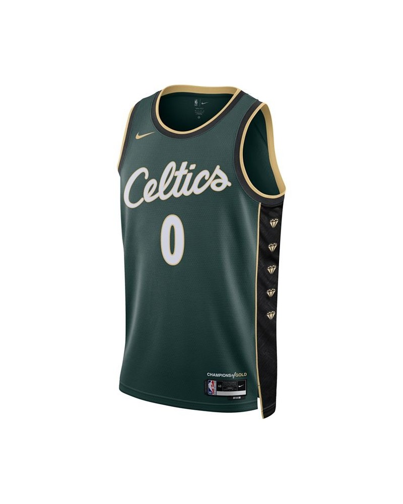 Men's and Women's Jayson Tatum Kelly Green Boston Celtics 2022/23 City Edition Swingman Jersey $40.30 Jersey