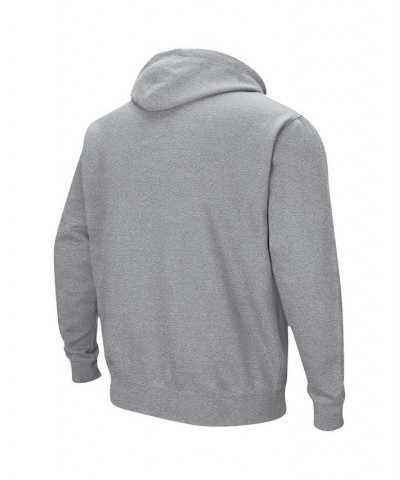 Men's Heathered Gray Oklahoma State Cowboys Arch Logo 3.0 Pullover Hoodie $23.50 Sweatshirt