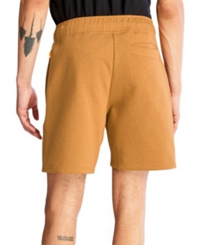 Men's Stack Logo Sweatshort Brown $23.78 Shorts