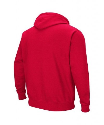 Men's Red St. Johns Red Storm Arch and Logo Pullover Hoodie $30.24 Sweatshirt