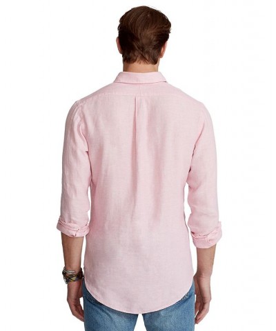 Men's Classic Fit Linen Shirt PD04 $22.02 Shirts